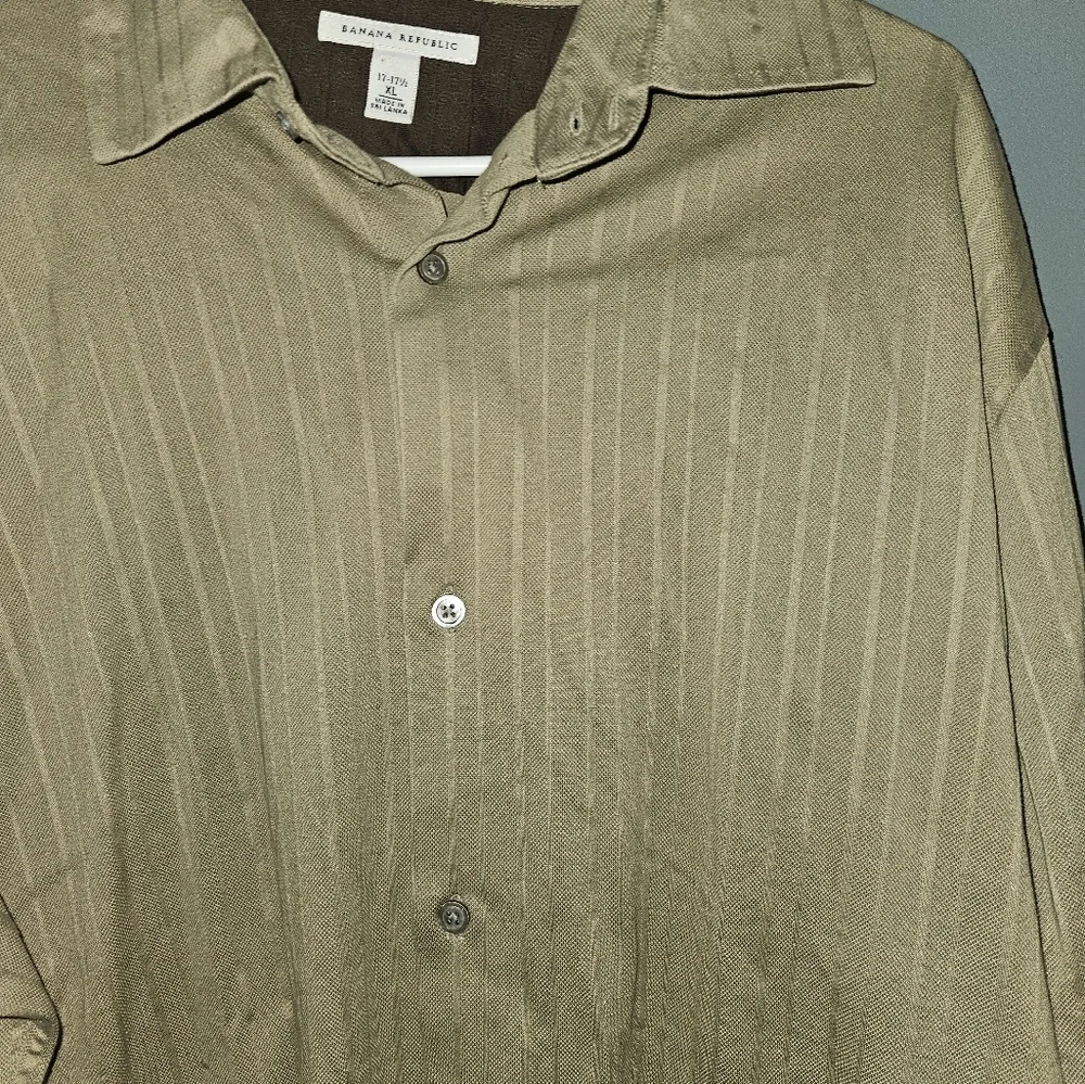 Banana Republic Mens Long Sleeve Button Up Shirt Size Xl